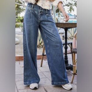 We The Free by Free People Super Sweeper Wide Leg Jeans